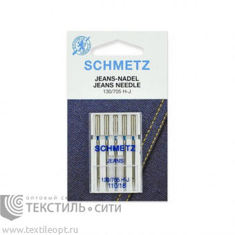 Иглы для джинсы БШМ Schmetz №110 (уп.5 шт)