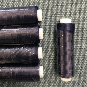 Нитки текстурир., оверлоч./ некруч.150D 100% п/э 365 м темно-синий 