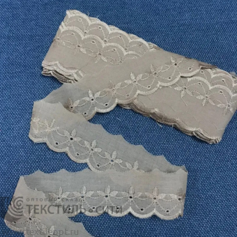 Шитье П/Э Ш-50 мм цв.бежевый 