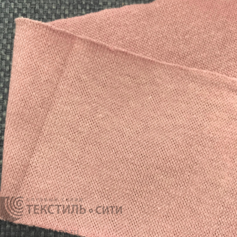 Лента трикотажная (рибана) Ш-35 мм цв.пыльная роза 1