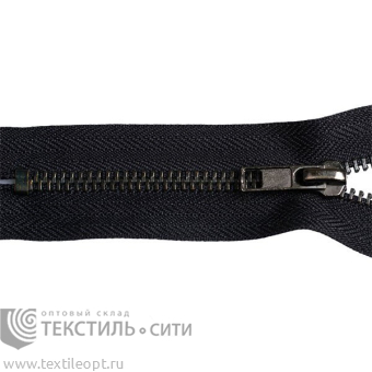 Молния джинсовая Т5 Ш-18 см черный/оксид																		