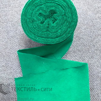 Лента трикотажная (рибана) Ш-60 мм цв.мятный