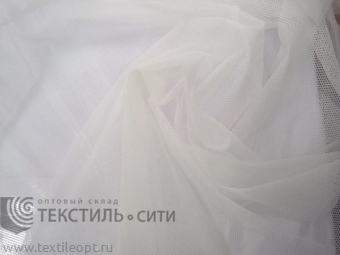 портьерная ткань Сетка белая