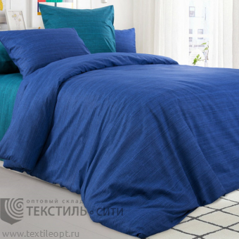 перкаль Эко зеленый синий