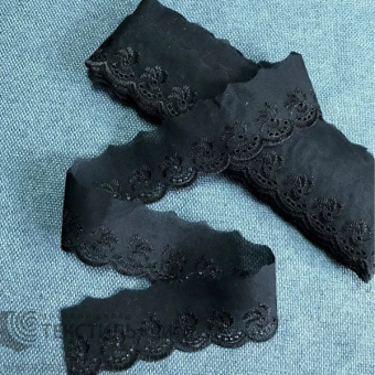 Шитье П/Э Ш-50 мм черное 