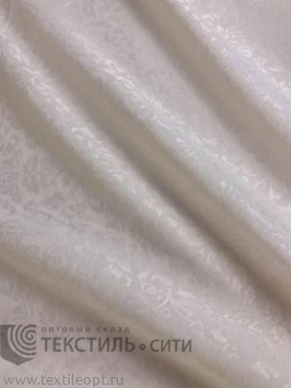 Ткань Журавинка жаккард Ш-305 см цв.слоновая кость 90110701-305, м