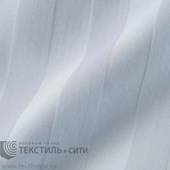 Сатин страйп отбеленный полоса 3*3  пл.135гр Ш-310 см 79-310-3-W, м