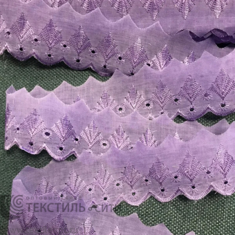 Шитье П/Э Ш-50 мм сиреневый