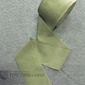 Лента трикотажная (рибана) Ш-60 мм цв.фисташковый